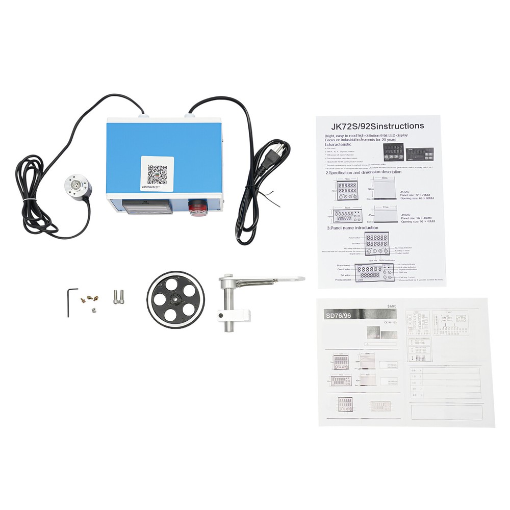 Length Meter Counter Digital Length Measuring Meter Wheel Roller Switchable NEW