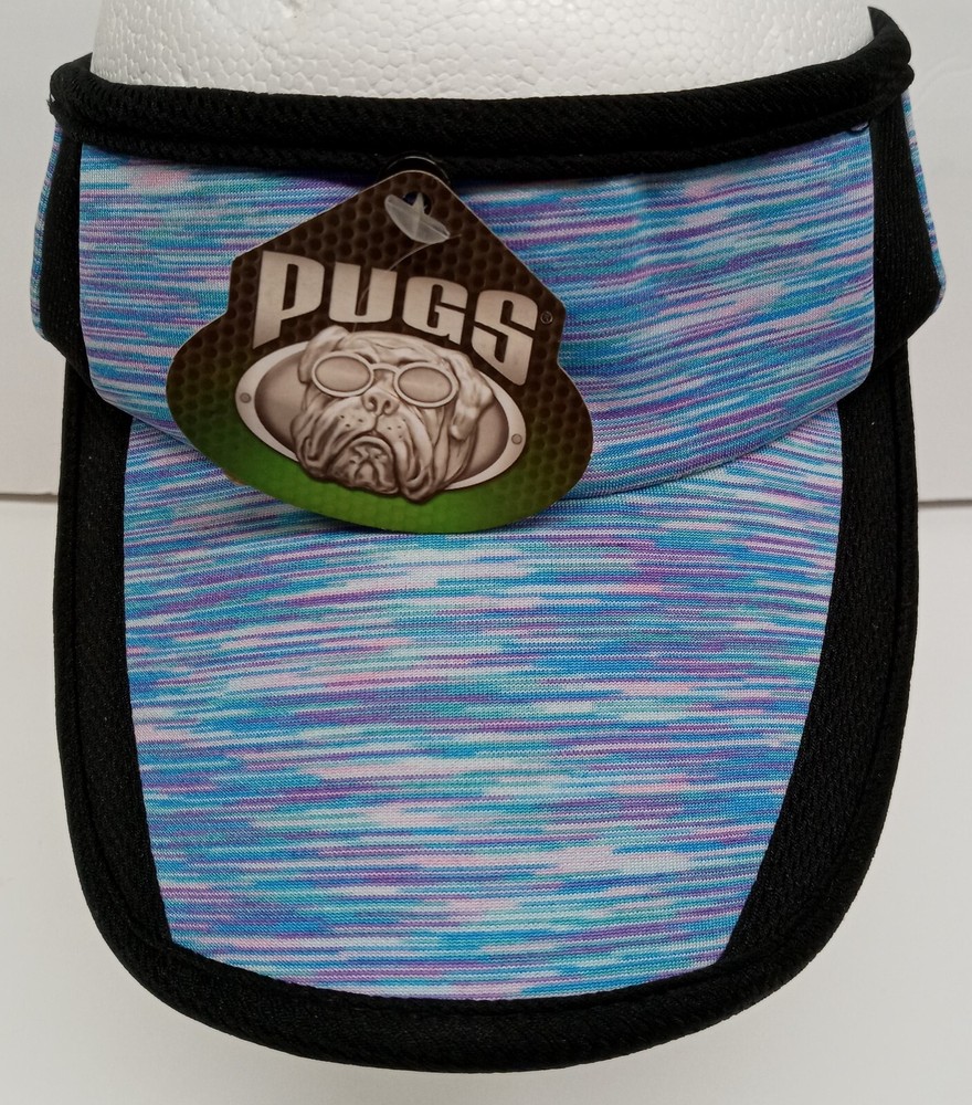 Pugs BCA Performance Visor Blue Purple  Adjustable Fit..............3F