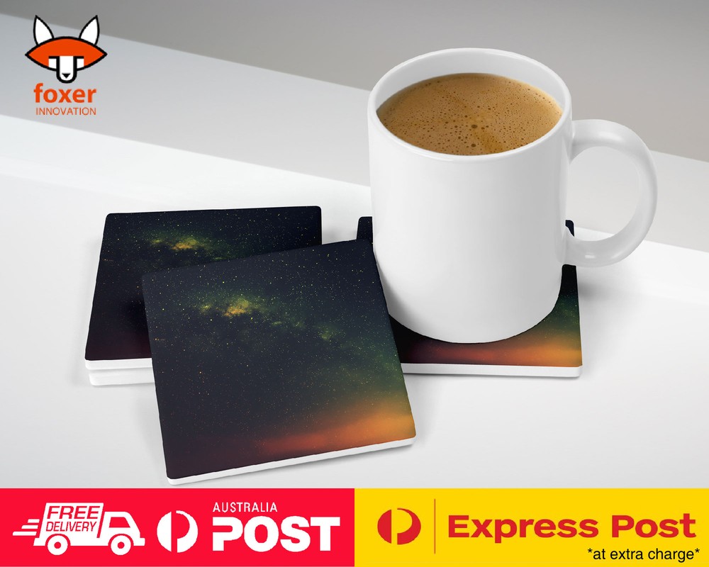 COASTER COFFEE DRINKING MAT|SPACE SKIES GALAXY CONSTELLATION