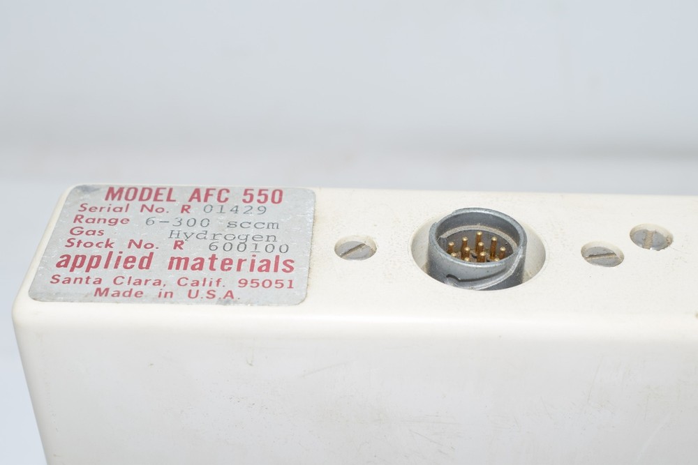 Applied Materials AFC-550 Mass Flow Controller 600100 6-300 sccm Hydrogen Gas