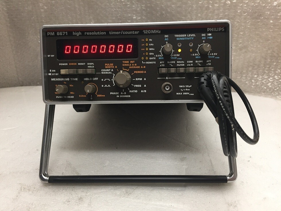 Philips PM 6671 High Resolution Timer/Counter { UNTESTED }