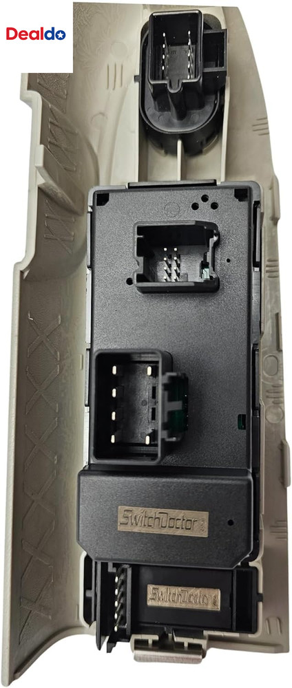 Window Switch Master Switch, Gray Bezel, Lock, & Mirror for 2010-2013 Chevrolet