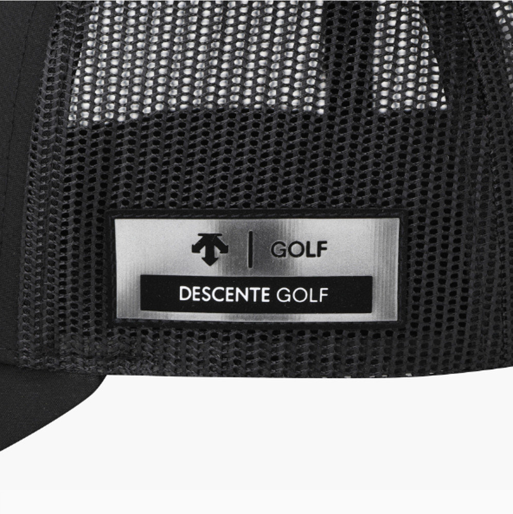NEW DESCENTE GOLF Men's Half-Mesh Cap BLACK