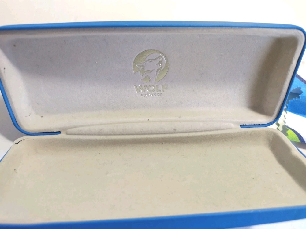 Andy Wolf Eyewear Case & Cleaning Cloth Blue
