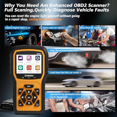 ZM301 OBD2 Scanner Diagnostic Tool, Car Code Reader OBDII/EOBD Diagnostic