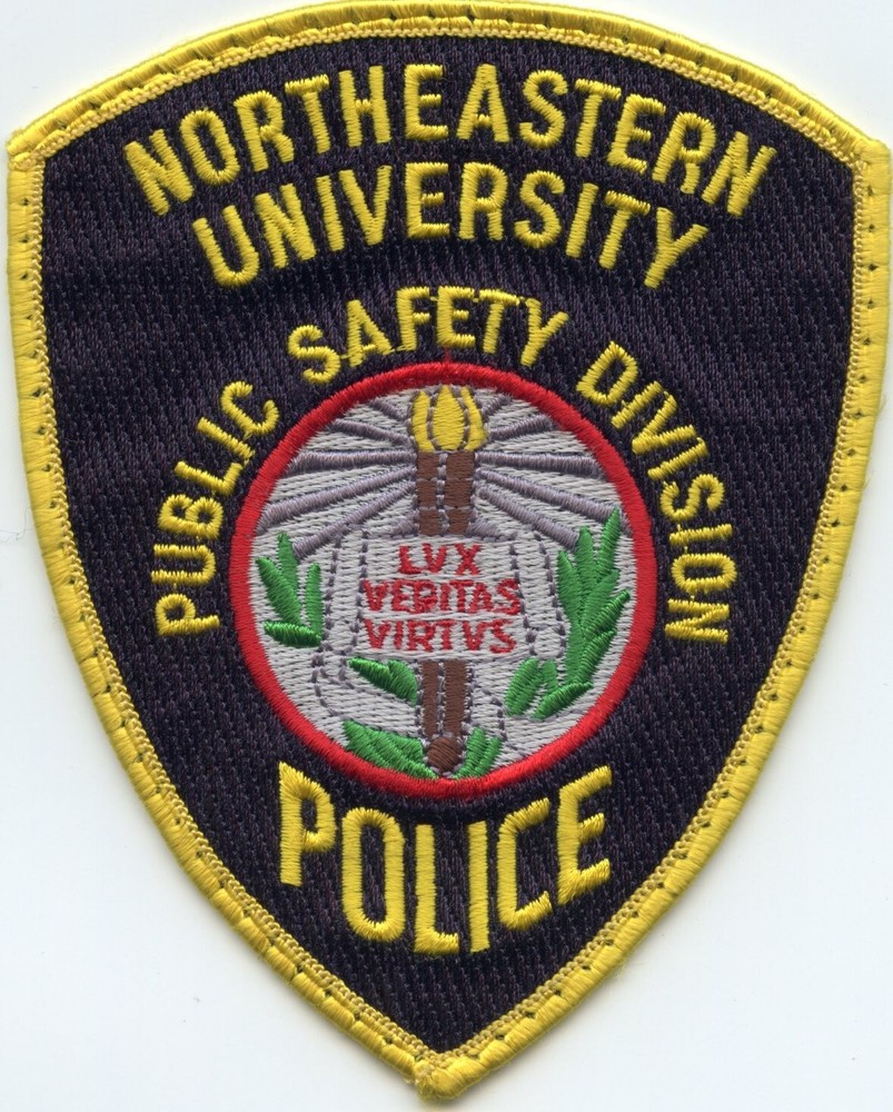 NORTHEASTERN UNIVERSITY MASSACHUSETTS CAMPUS POLICE PATCH