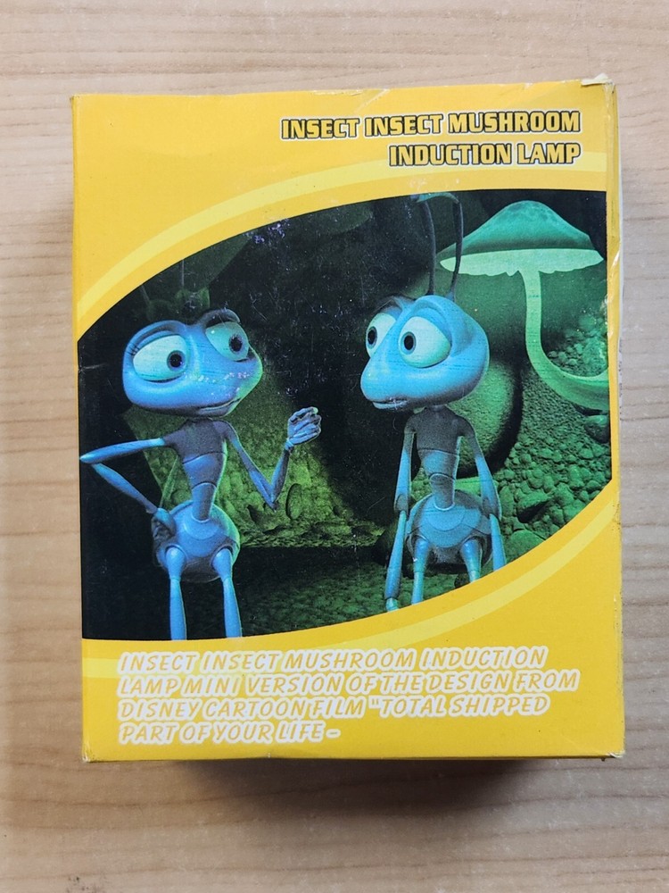 A Bugs Life Mushroom Night Light LED MINI Multi Color Changing