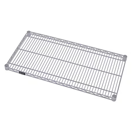 Quantum Storage Systems 2448Gy Wire Shelf, 24X48in, Ldcap 800Lb