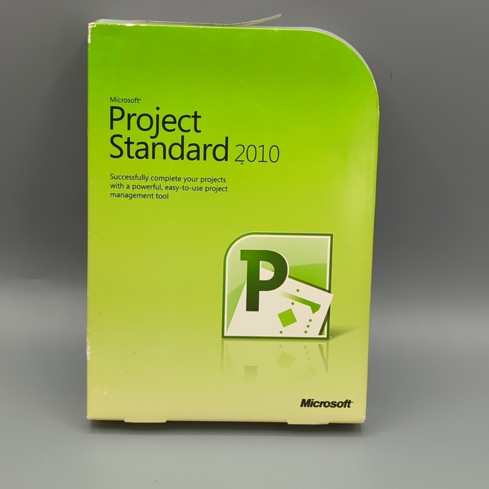Microsoft Project Standard 2010 Full Version w/ Key in Original Retail Box