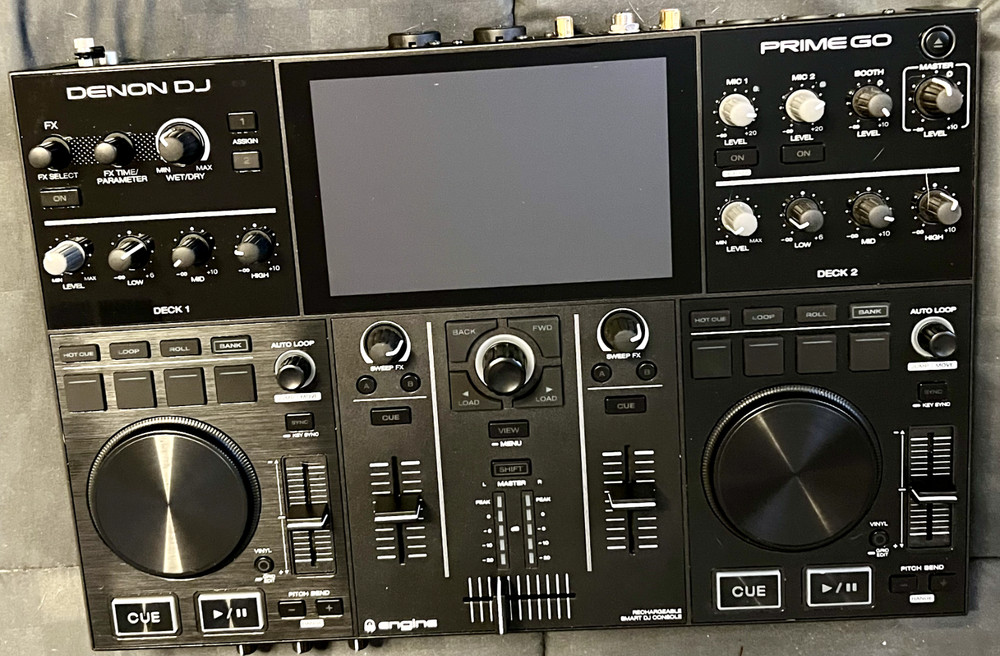 Denon DJ PRIME GO Double Deck Rechargeable Smart DJ Console