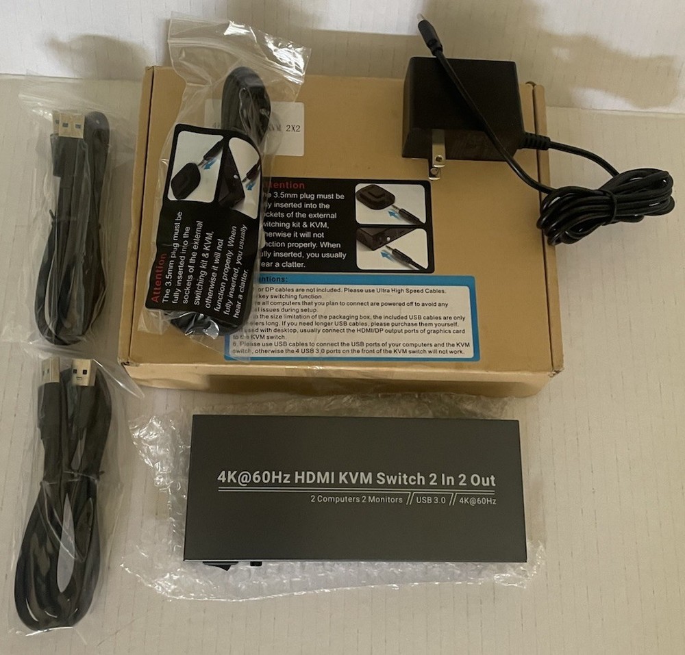 4K HDMI KVM Switch