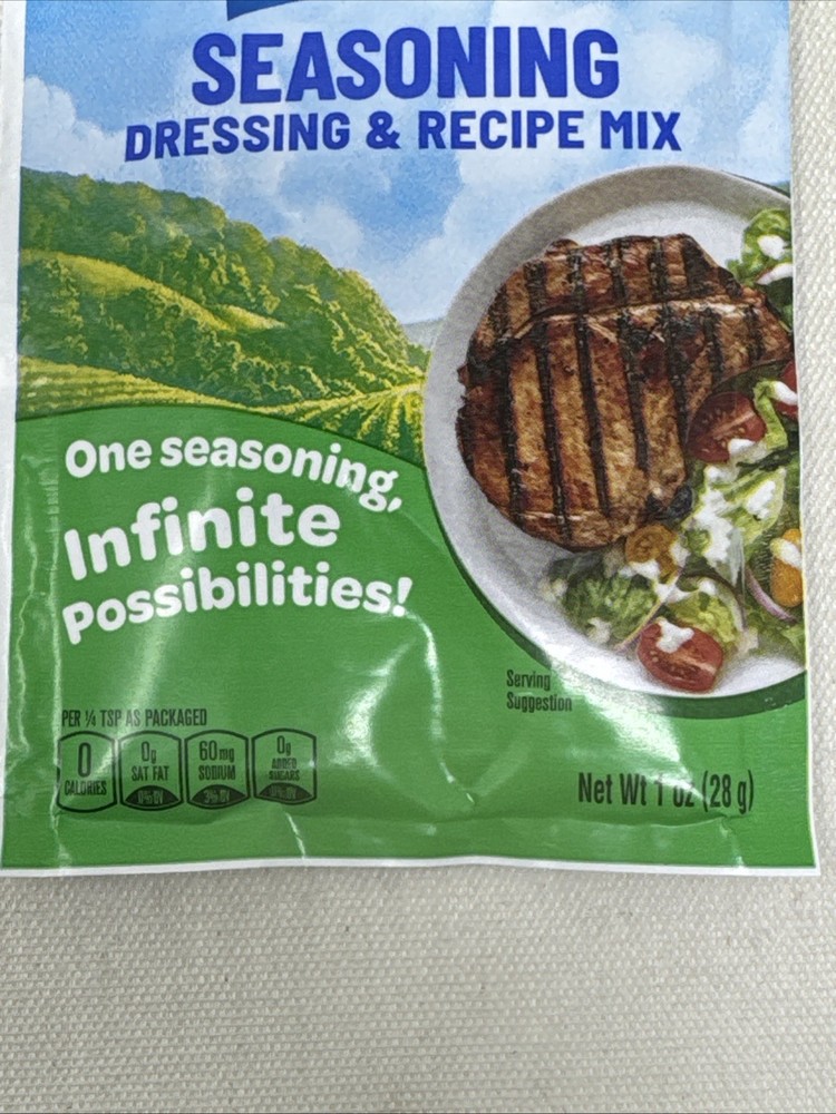 Hidden Valley Ranch Original Salad Dressing Mix 6 Packets - 1oz Packets