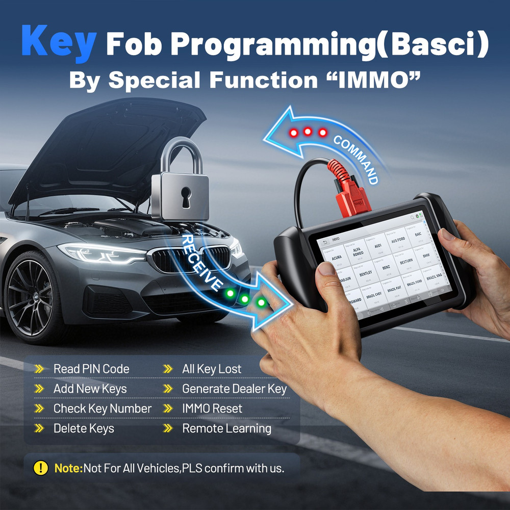 XTOOL IP616 Bi-directinal OBD2 Scanner All System Diagnostic Tool Key Programmer