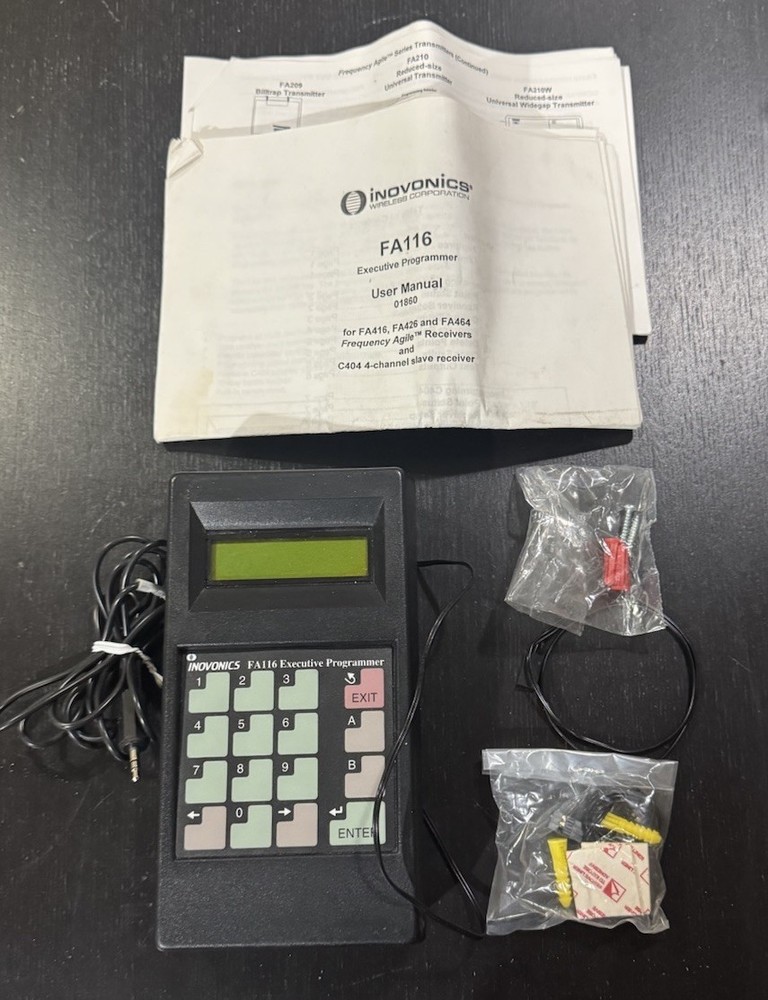 Inovonics Wireless FA116 Alarm System Executive Programmer