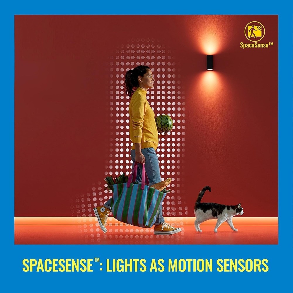 WiZ Connected Portable Smart Button - Comes with 2 AAA Alkaline 1 Pack, White