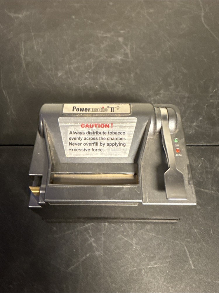 Powermatic II Plus Tobacco Cigarette Rolling Machine - Cigarette Maker No Cord