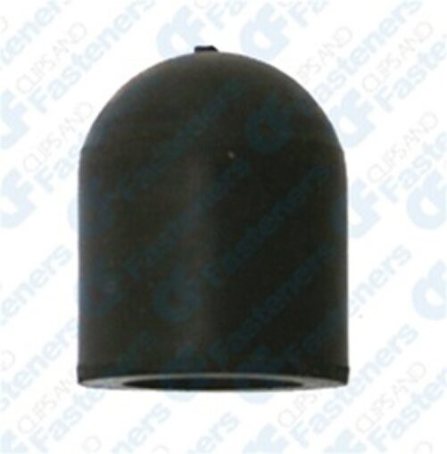RUBBER VACUUM CAP BLACK FOR 1/2 DIA.