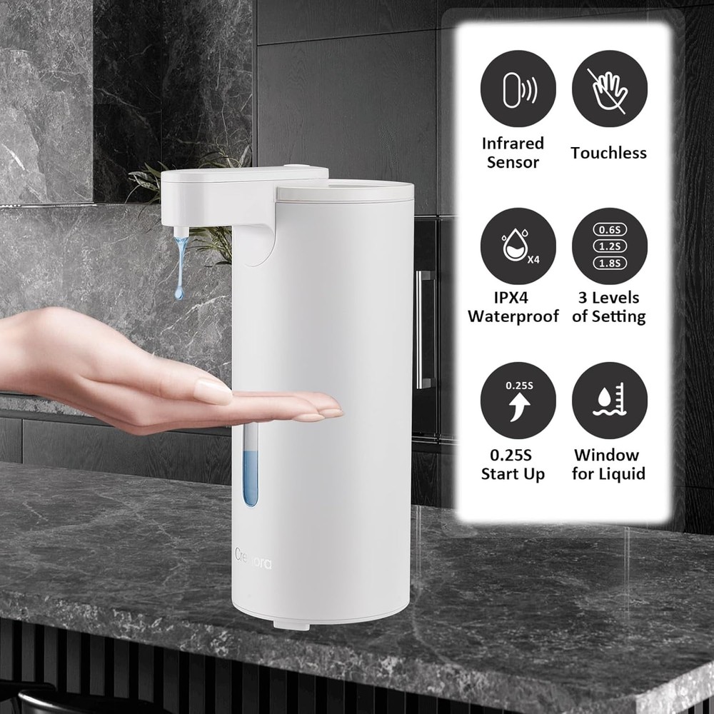Automatic Soap Dispenser, Three-Level Adjustable Capacity Hand Sanitizer