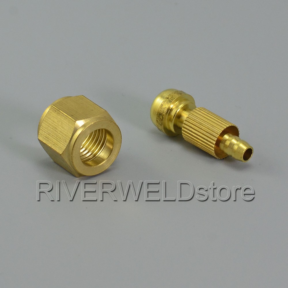 RIVERWELD TIG Welding Torch Fitting Connector Adapter (9/16-18'')
