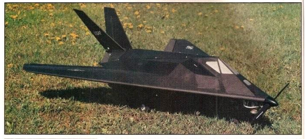 F-117   Giant Scale RC AIrplane Printed Plans & Templates  48 inch span
