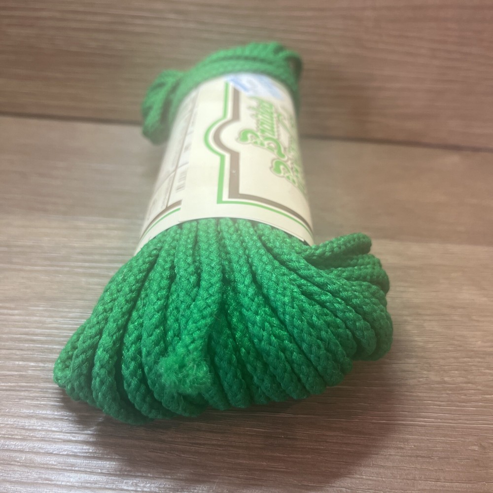 Braided Persian Cord Green Vintage