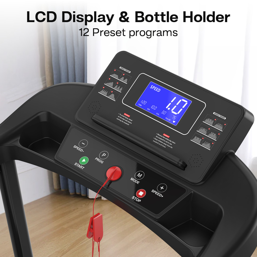 Walking Pad Treadmill for Senior, Foldable Exercise Treadmill Structural Design