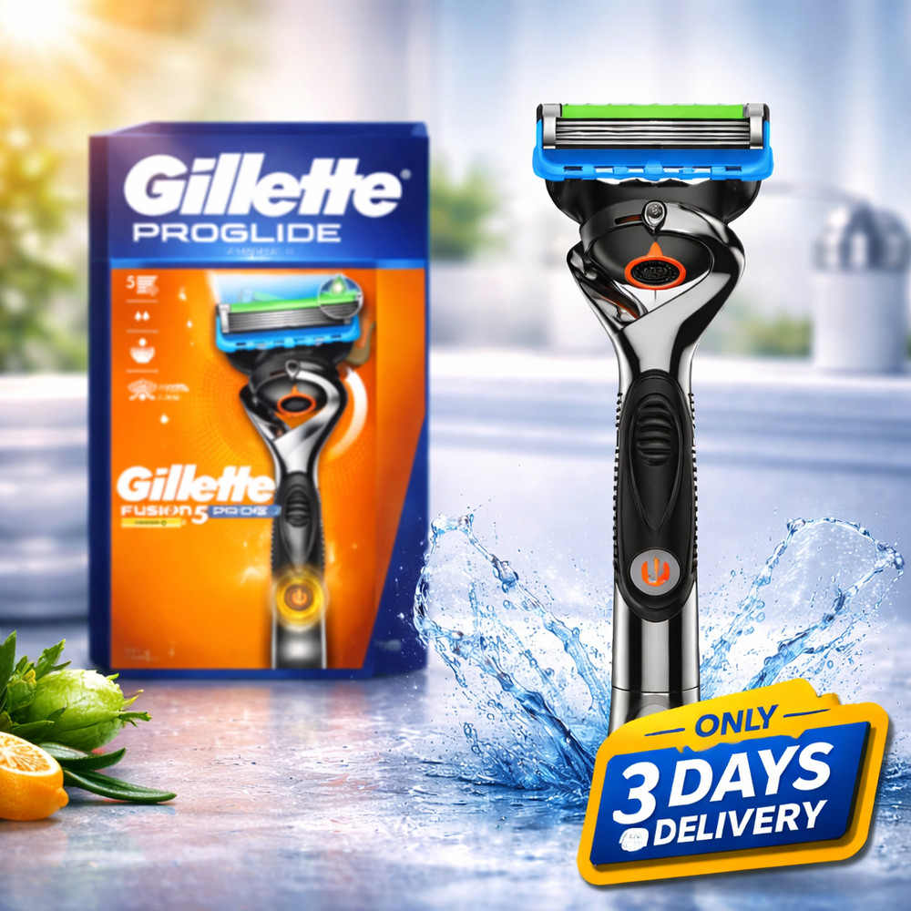 Gillette Fusion ProGlide Powered Men’s Razor with Flex Ball Handle Technology