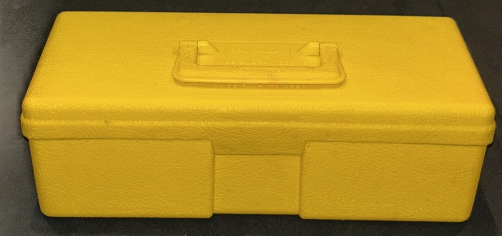 Vintage My Buddy Plastic  Tackle / Tools Box RARE Yellow W6