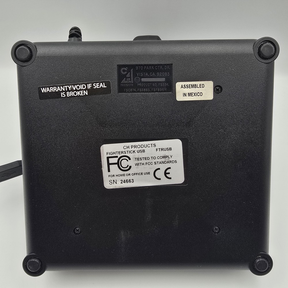 CH Products F-16 Fighterstick USB Flight Stick Controller