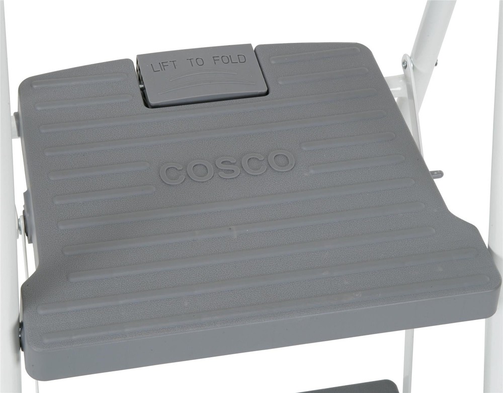 COSCO 2-Step Connection Folding Step Stool with Large Resin Steps