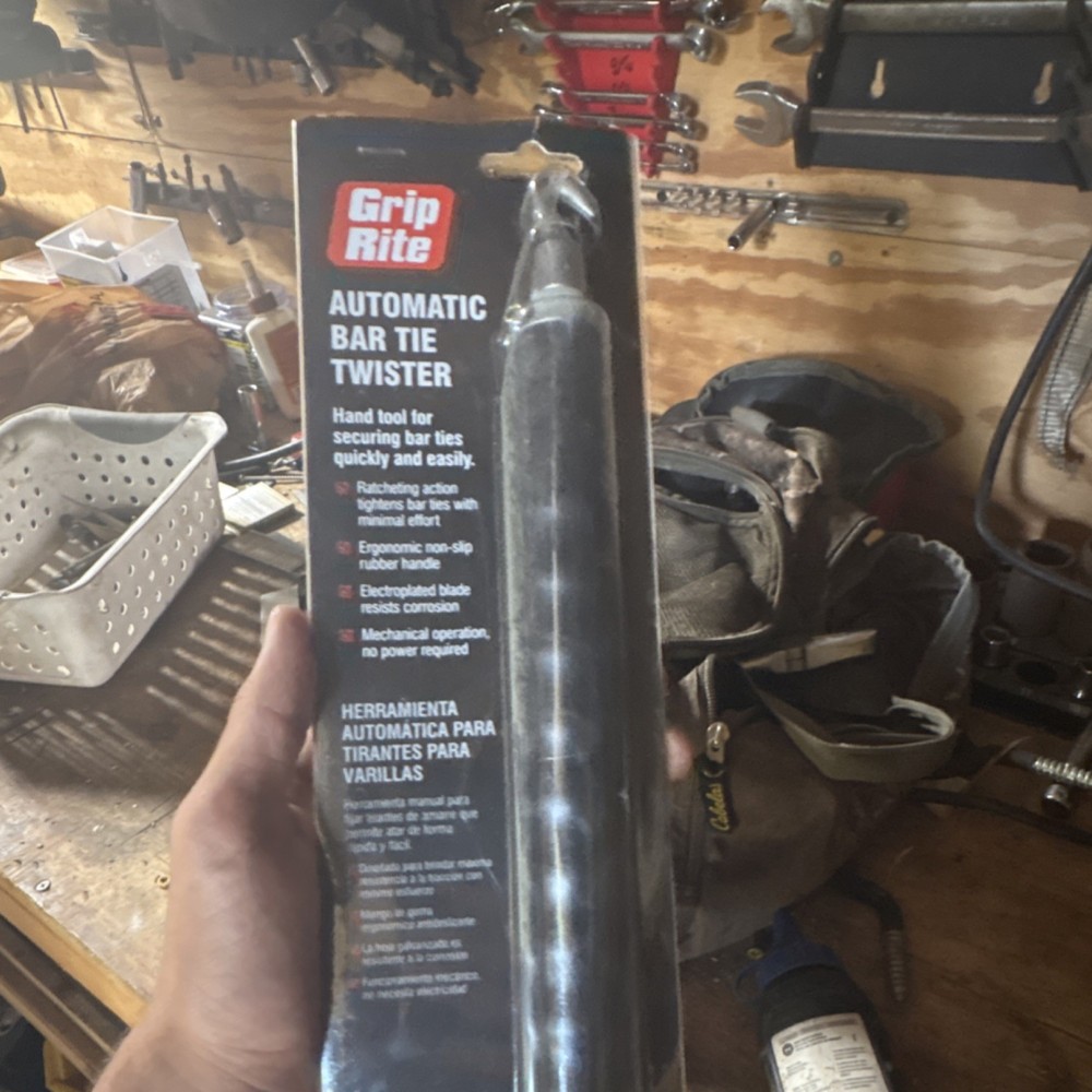 Grip Rite Automatic Bar Tie Twister Hand Tool