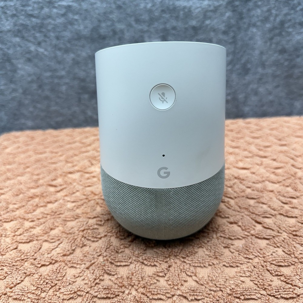Google Home Smart Assistant - White Slate NO CHARGER
