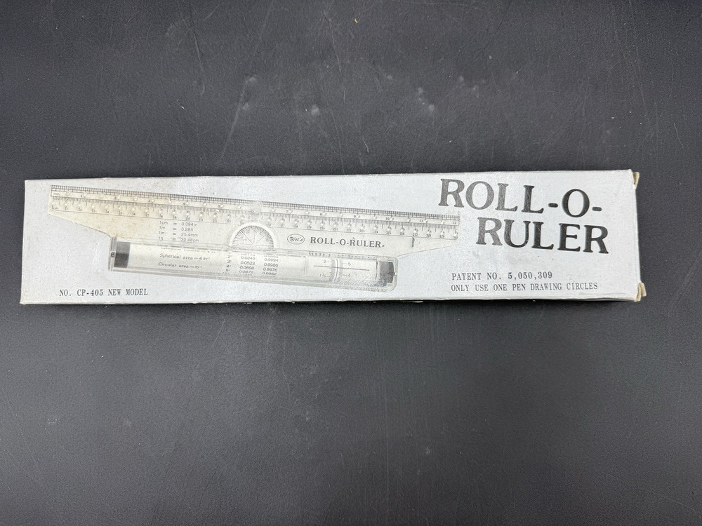 Roll-O-Ruler Rolling Drafting Ruler 12 in Wei's CP-405