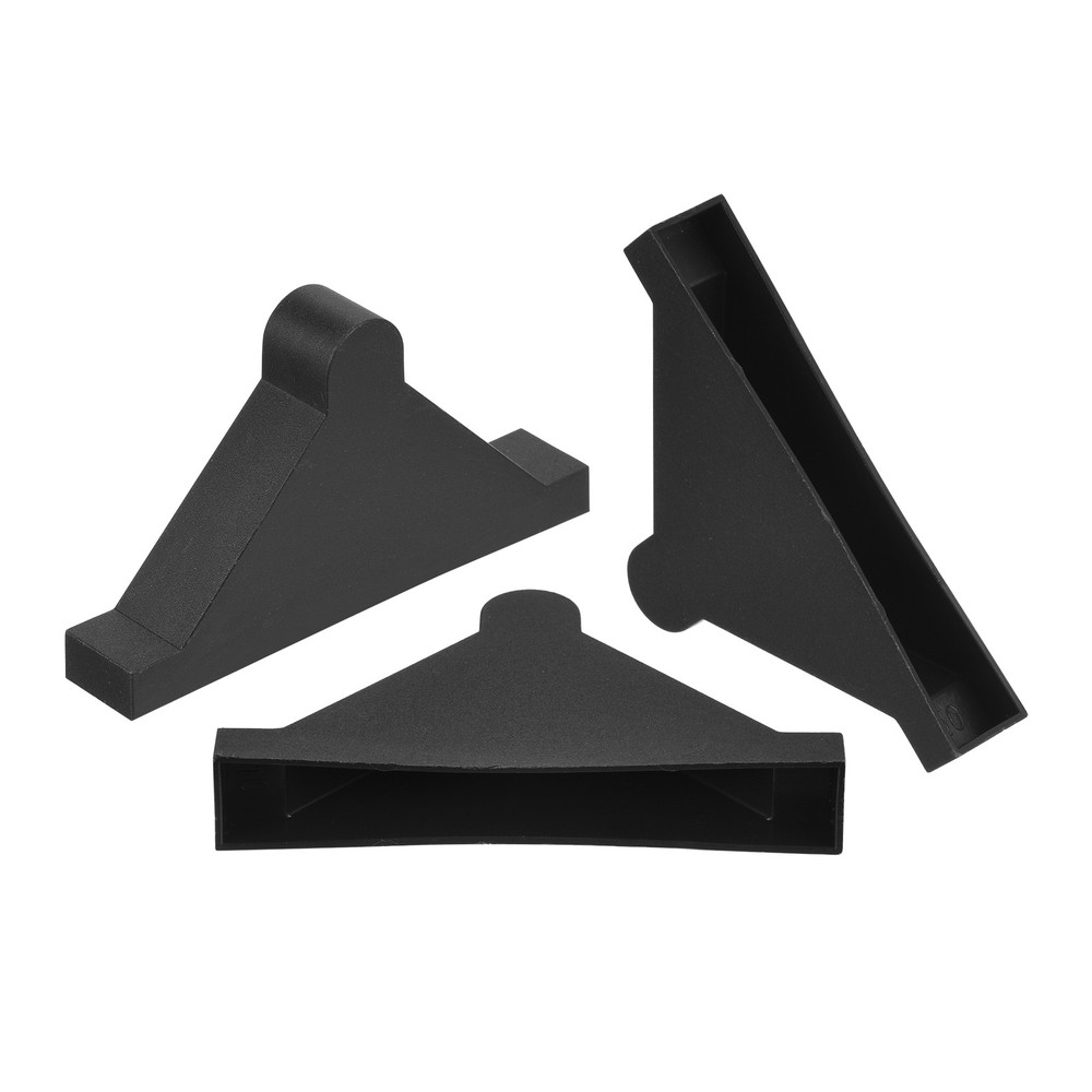 20Pcs Corner Protectors 10x70mm Plastic Triangle Corner Guards Cushion, Black