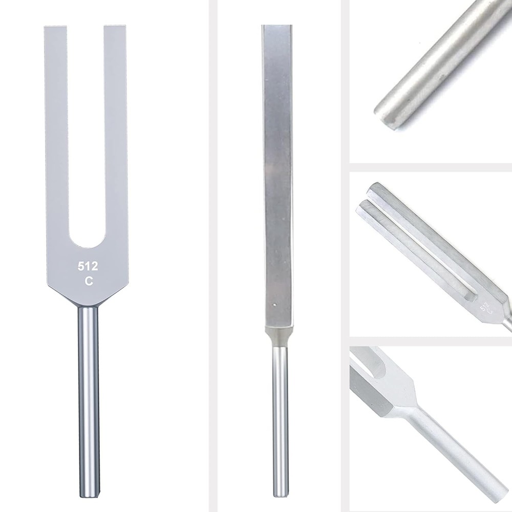Tuning Fork Set C128 C256 C512 Aluminum Diagnostic Tool Therapy
