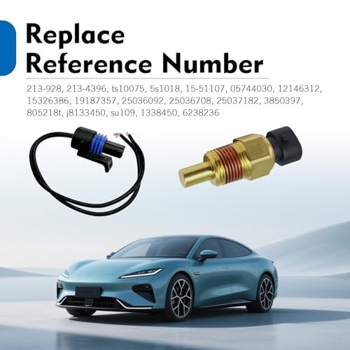 Engine Coolant Temperature Sensor, Heat-Resistant Sensitive Water Temperature