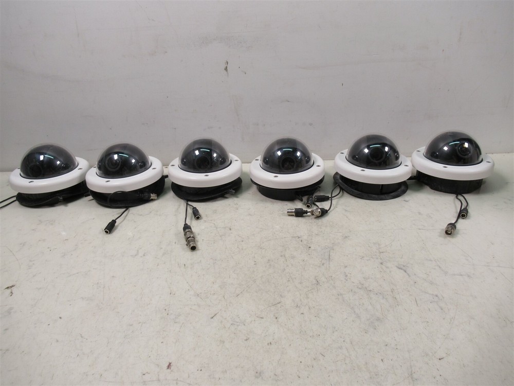 6 American Dynamics ADCDEH0309CN Color High Resolution Dome Security Cameras