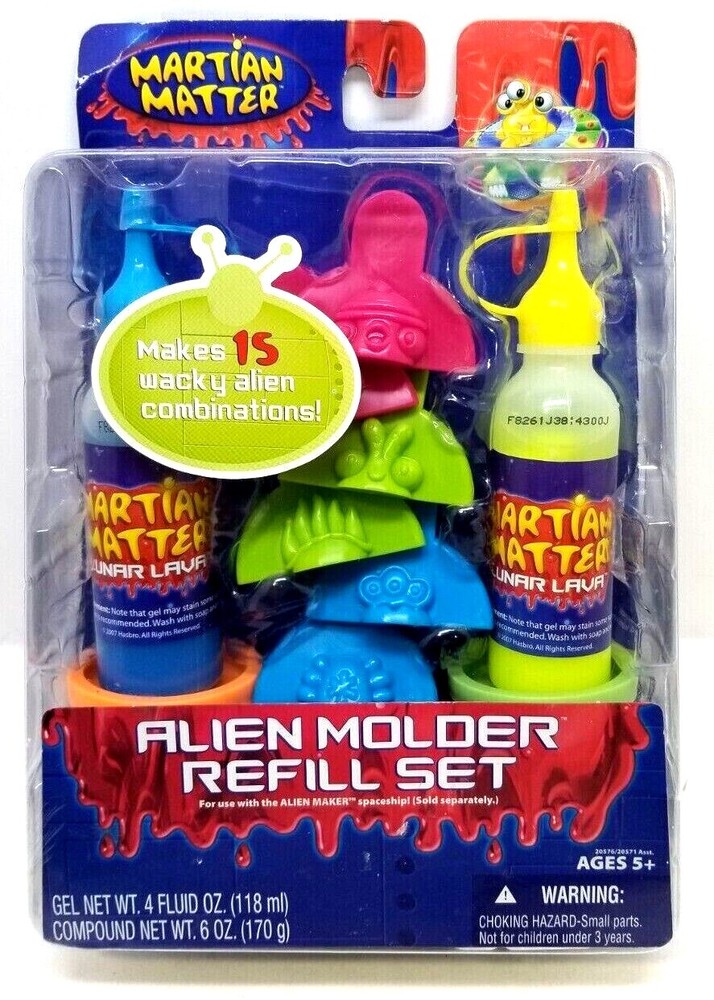 Martian Matter Alien Molder Refill Set Hasbro NOS (G28)
