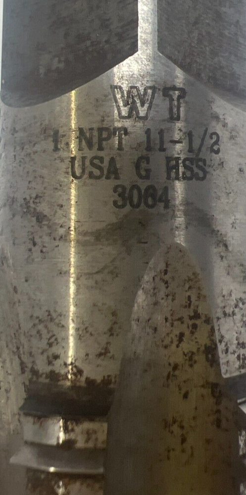 WT 1" NPT 11-1/2 INTERRUPTED THREAD PIPE TAP