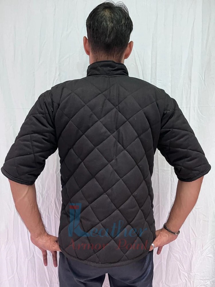 Medieval Gambeson Armor, Aketon Jacket Armor | Padded Gambeson Armor Medieval Co