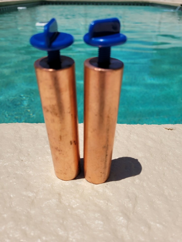 Replace 1 Copper Anode 450g - Wing Nut - Solar Pool Ionizer Universal