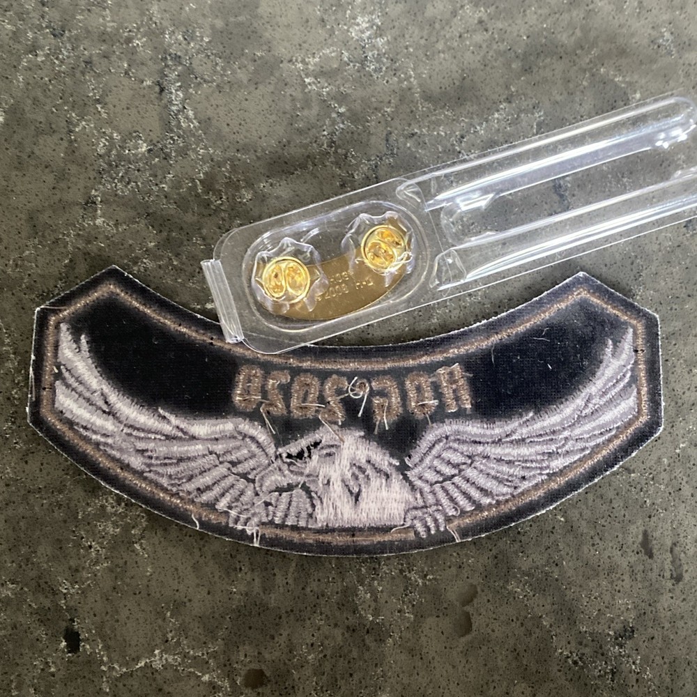 2020 Harley Davidson Owners Group HOG Annual Rocker Patch + Brass Pin