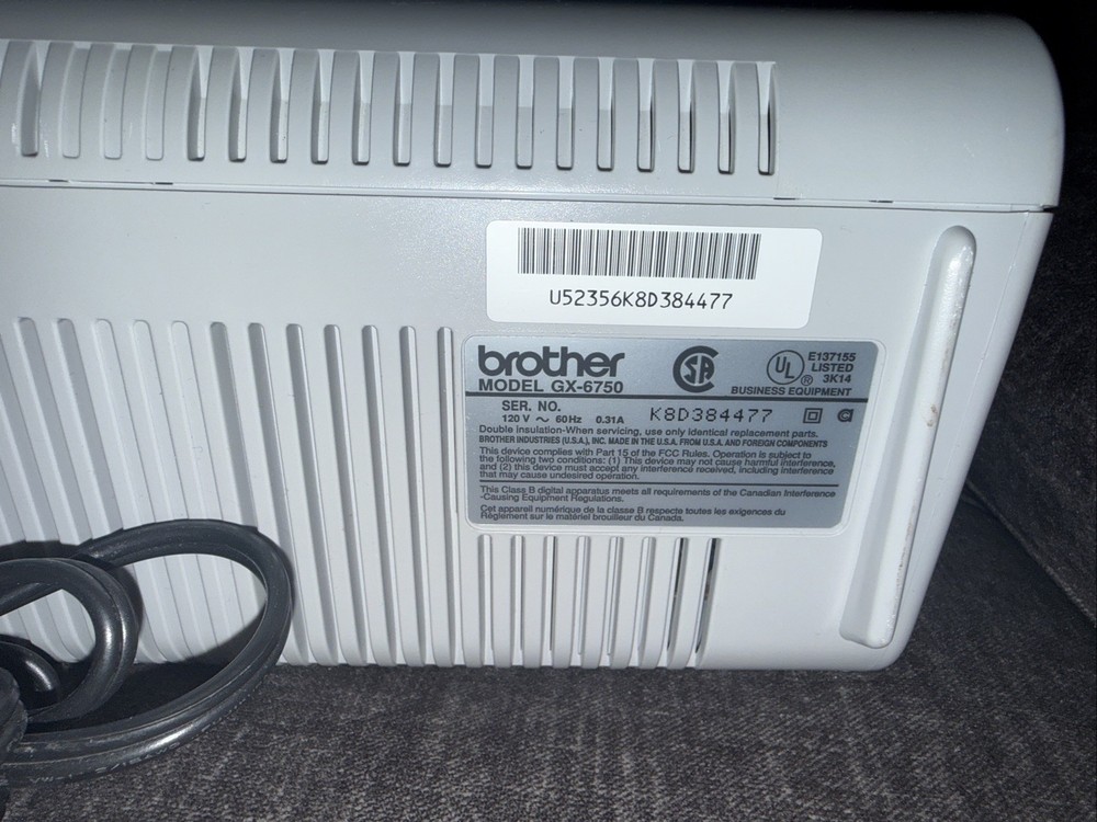 brother gx-6750 electronic typewriter