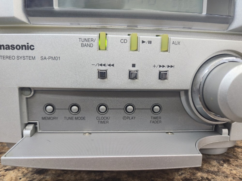 Panasonic SA-PM01 CD/ AM/FM Stereo System W/Remote *READ DESCRIPTION* #1919