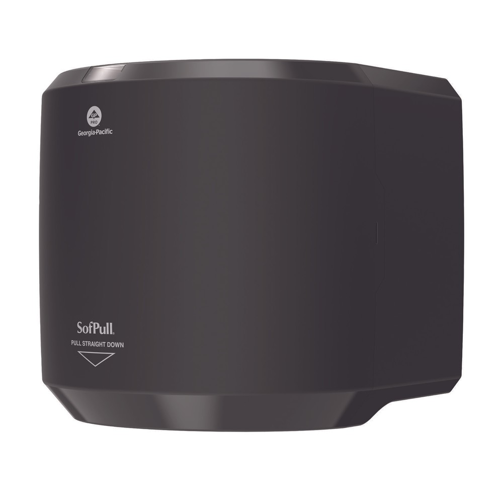 SofPull CenterPull Hand Towel Dispenser, 10.13 x 10.58 x 11.33, Black