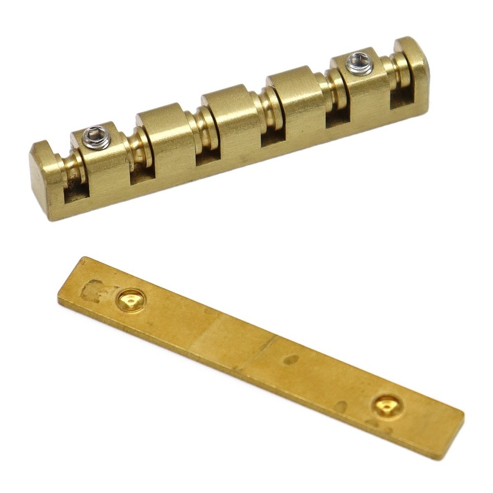 6 String Roller Guitar Nut 42mm Split Regulation Adjustable Height Brass Nut