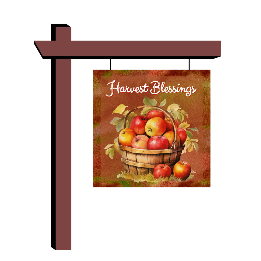 Harvest Blessings Sign or Door Hanger