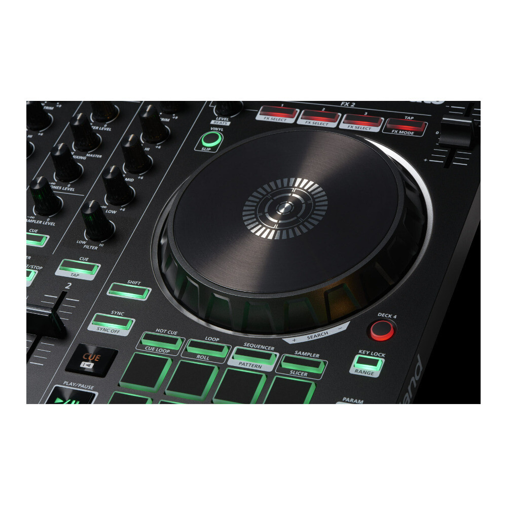 Roland DJ 202 Lightweight Design Two Channel Four Deck Serato DJ Controller
