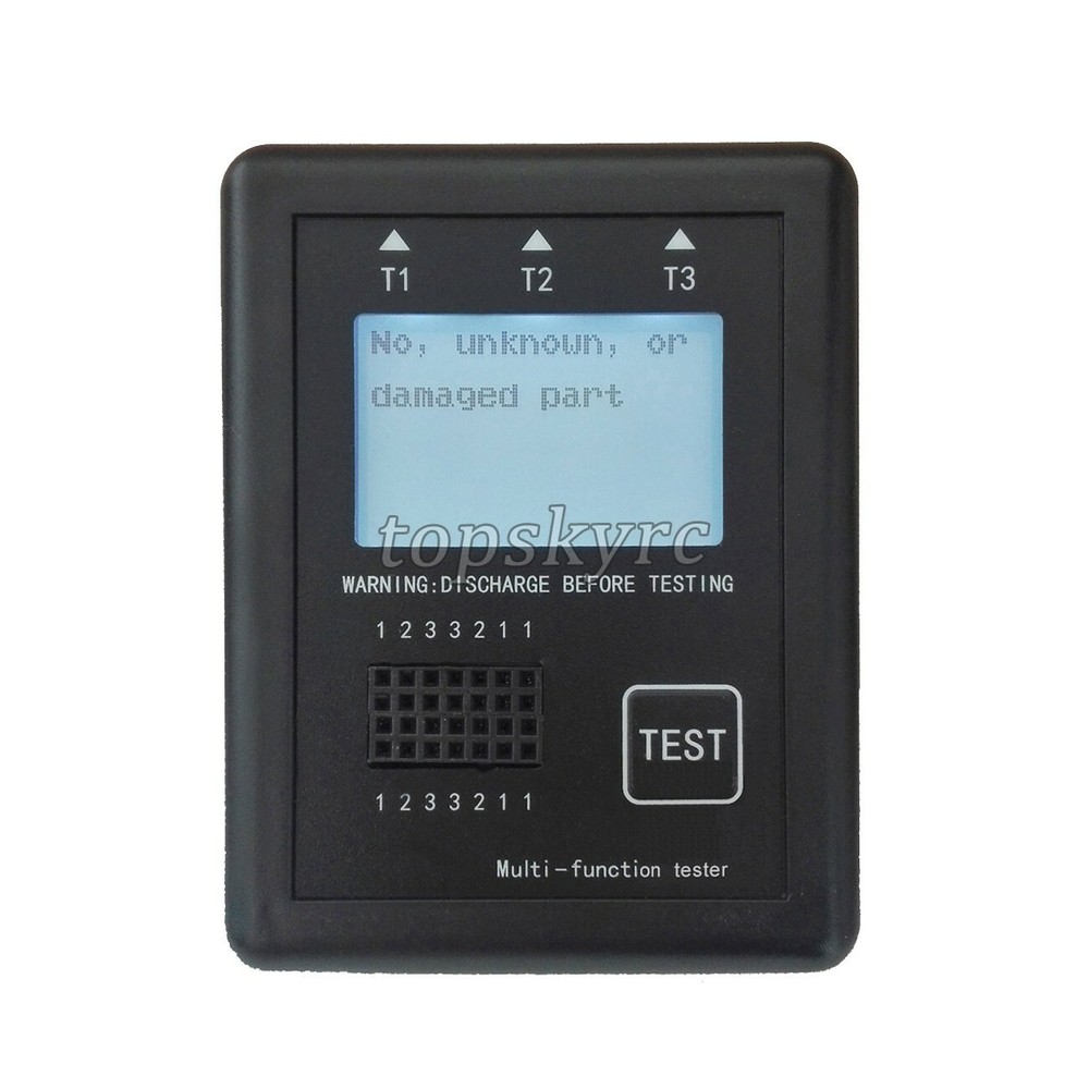 Graphic M8 Transistor Tester Diode Inductance Capacitance ESR Mutifunction Meter