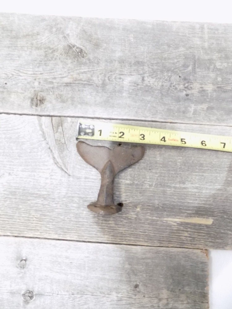 25 Cast Iron Whale Tail Hooks Coat Hat Closet Hall Tree Jacket Tale Rustic Hat